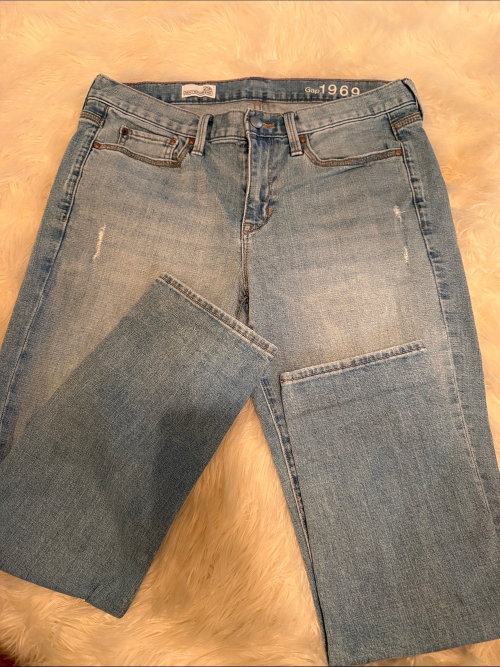 Gap Women's Light Blue Straight Leg Jeans